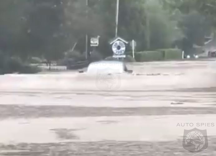 WATCH: Driver Puts His Tesla Model S Into Submarine Mode In Georgia